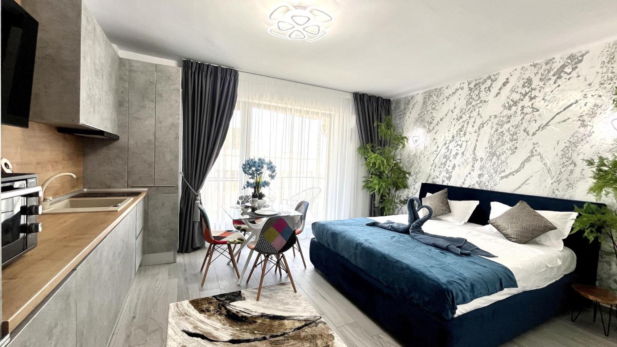 Cosmopolitan - Studio Pe Plaja Cu Vedere La Mare & Loc Parcare Gratis Нэводари Экстерьер фото